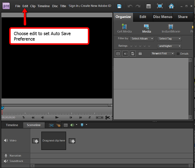 choose auto save