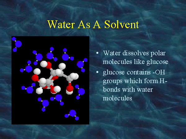 Water As A Solvent