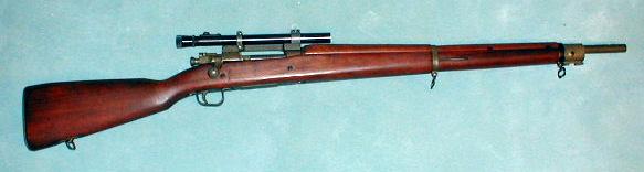 Scoped model of the 1903 Springfield Sniper Rifle.