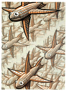 Depth by M.C. Escher.