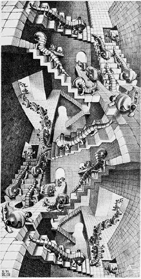 House of Stairs by M.C. Escher.