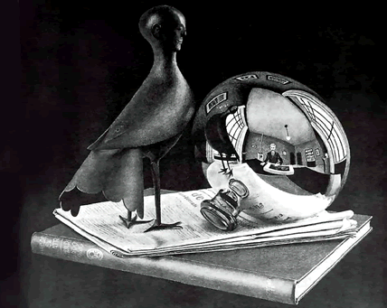 Still Life with Reflecting Globe by M.C. Escher.