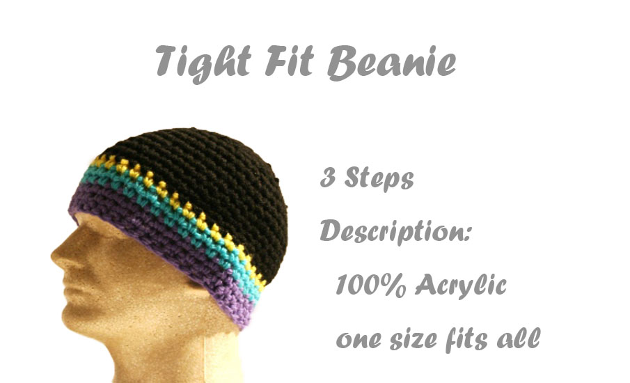 Tight Fit Beanie_3 Steps